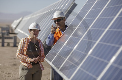 Erzeugung von Solarenergie in Chile mit Hilfe der GIZ