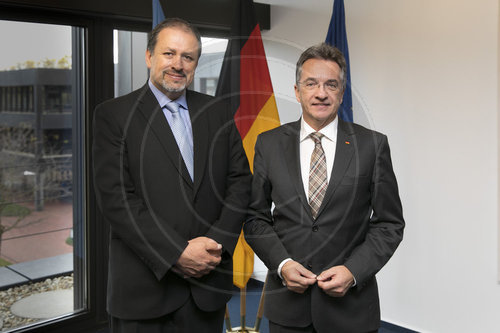 Friederich Kitschelt, Staatssekrtaer im BMZ trifft eine Delegation aus Ecuador am Rande der COP23