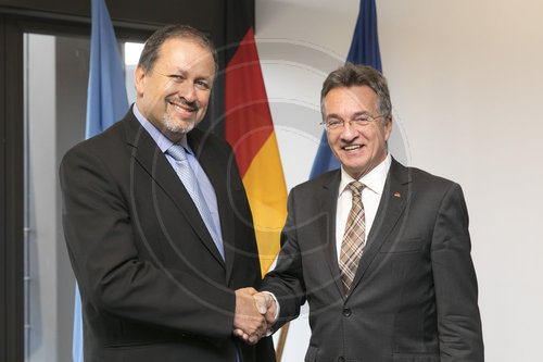 Friederich Kitschelt, Staatssekrtaer im BMZ trifft eine Delegation aus Ecuador am Rande der COP23