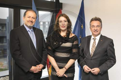 Friederich Kitschelt, Staatssekrtaer im BMZ trifft eine Delegation aus Ecuador am Rande der COP23