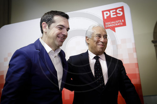 Antonio Costa und Alexis Tsipras