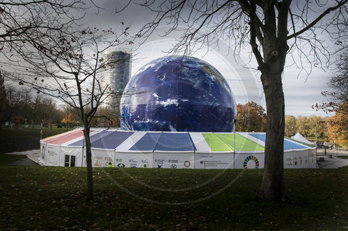 Globus Zelt auf der COP23 in Bonn