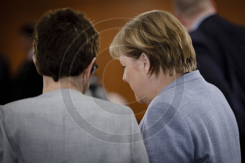 Angela Merkel und Annegret Kramp-Karrenbauer