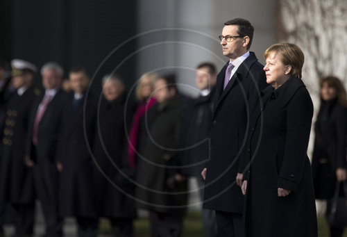 Merkel empfaengt polnischen Ministerpraesidenten Mateusz Morawiecki