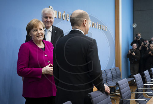 Pressekonferenz zum Koalitionsvertrag