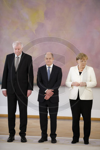 Merkel, Scholz, Seehofer
