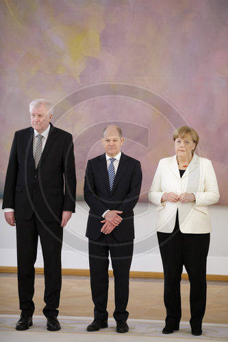 Merkel, Scholz, Seehofer