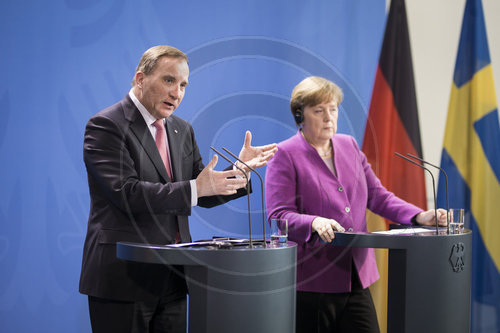 Angela Merkel trifft Stefan Loefven
