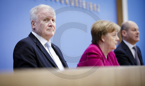 Pressekonferenz zum Koalitionsvertrag
