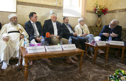Bundesentwicklungsminister Gerd Mueller, CSU,  besucht das Zentrale Heiligtum der Jesiden in Lalish
