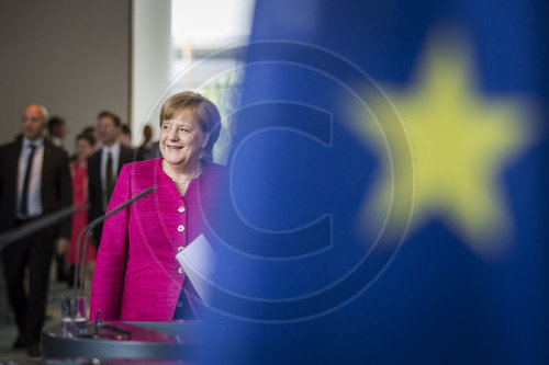 Angela Merkel trifft NATO-Generalsekretaer Jens Stoltenberg