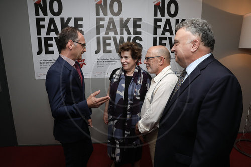 Bundesaussenminister Heiko Maas, SPD, auf dem juedischen Filmfestival in Berlin