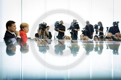 BK Merkel bei Bundespressekonferenz