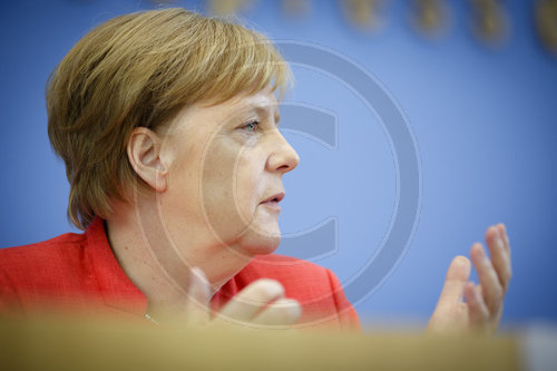 BK Merkel bei Bundespressekonferenz