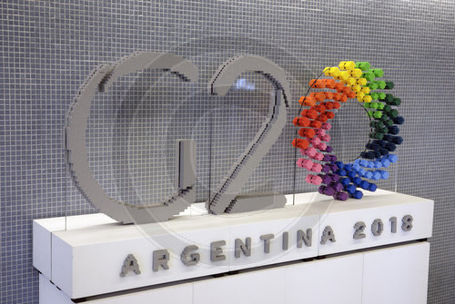 Logo aus Lego Steinen : G20