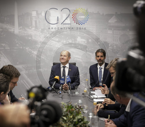 Reise BM Scholz zu G20 nach Argentinien