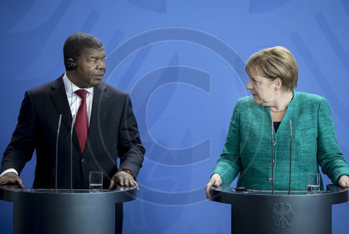 Bundeskanzlerin Angela Merkel und Joao Lourenco Staatspraesidenten der Republik Angola PK