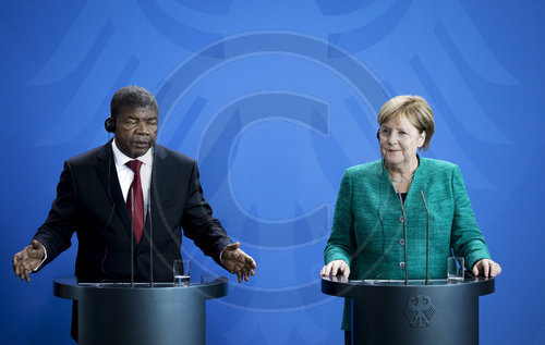 Bundeskanzlerin Angela Merkel und Joao Lourenco Staatspraesidenten der Republik Angola PK