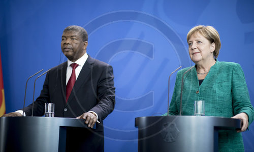 Bundeskanzlerin Angela Merkel und Joao Lourenco Staatspraesidenten der Republik Angola PK
