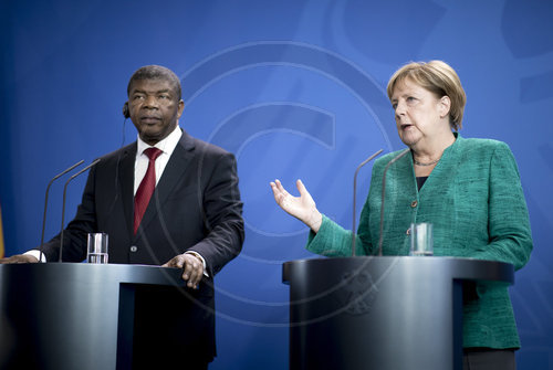 Bundeskanzlerin Angela Merkel und Joao Lourenco Staatspraesidenten der Republik Angola PK