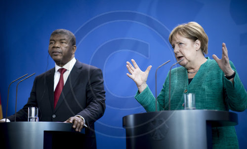 Bundeskanzlerin Angela Merkel und Joao Lourenco Staatspraesidenten der Republik Angola PK