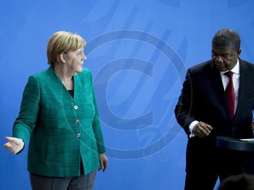 Bundeskanzlerin Angela Merkel und Joao Lourenco Staatspraesidenten der Republik Angola PK