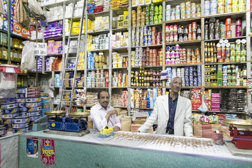 Verkauf von Lebensmitteln in der Altstadt von Asmara