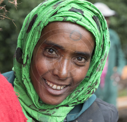 Frau in Adis Abeba