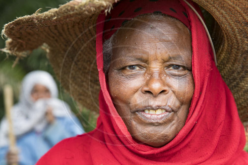 Frau in Adis Abeba