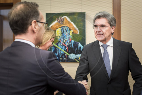 Heiko Maas trifft Joe Kaeser