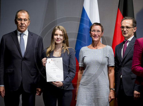 BM Maas und Lavrov bei Deutsch-Russischen Jahres