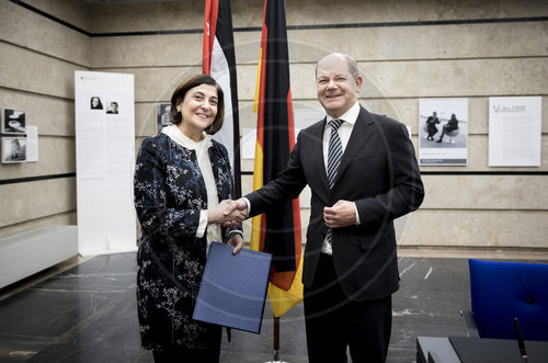 BM Scholz trifft Mary Kawar