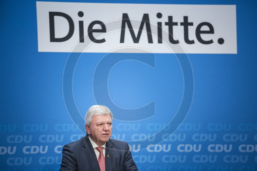CDU-Pressekonferenz nach Landtagswahl Hessen