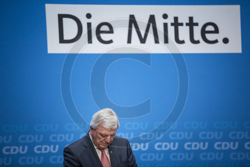 CDU-Pressekonferenz nach Landtagswahl Hessen