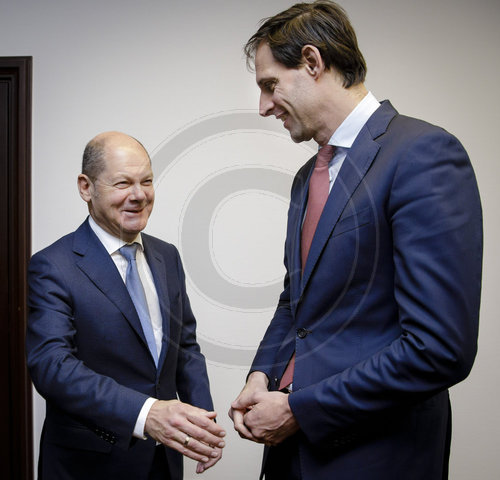 BM Scholz trifft Finanzminister aus den Niederlanden