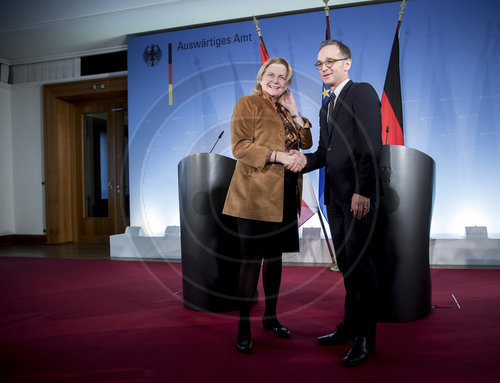 BM Maas trifft Karin Kneissl