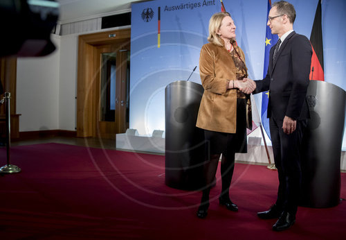 BM Maas trifft Karin Kneissl