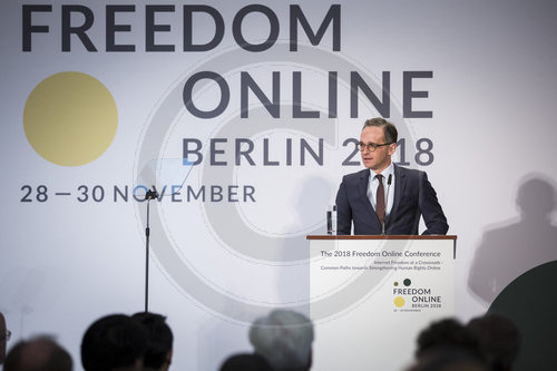 Aussenminister Maas bei Freedom Online Coalition