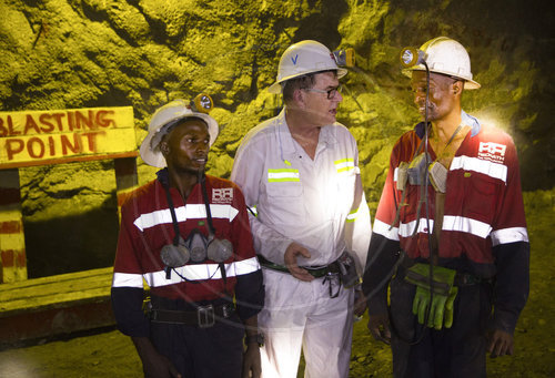 Mopani Glencore Kupfermine in Sambia