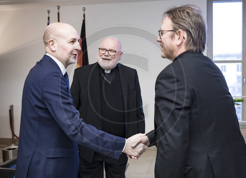 BM Scholzu trifft Kardinal Marx und Praelat Juesten