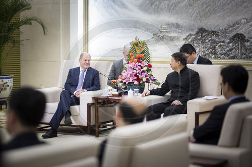 Finanzminister Scholz reist nach China