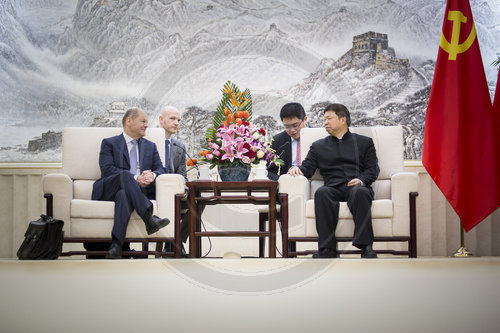 Finanzminister Scholz reist nach China