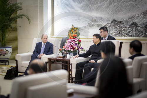 Finanzminister Scholz reist nach China