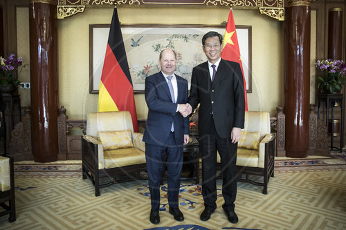 Finanzminister Scholz reist nach China