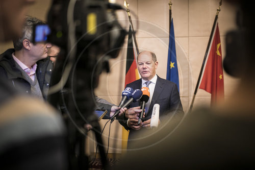 Finanzminister Scholz reist nach China