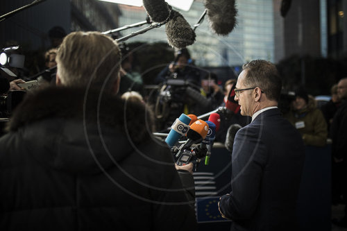 Aussenminister Maas beim EU-Aussenrat