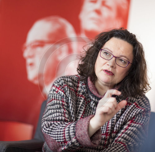Andrea Nahles, SPD Fraktionsvorsitzende