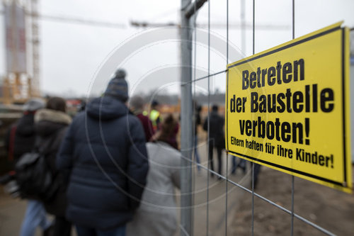 Betreten der Baustelle verboten