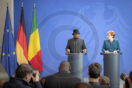 Angela Merkel empfaengt Ibrahim Boubacar Keita