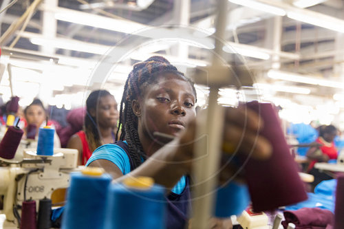 Textilfabrik in Afrika